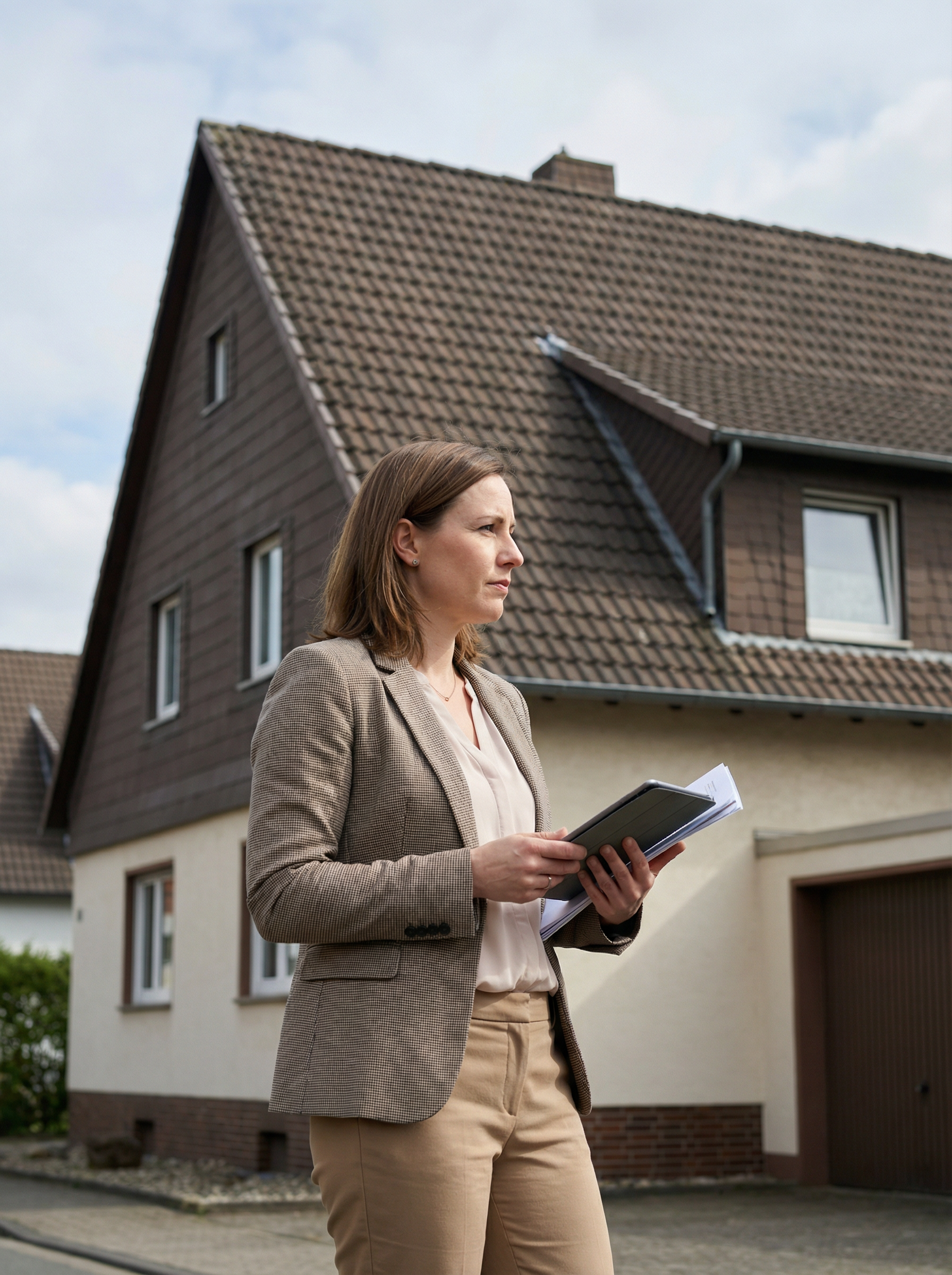 Bild Gewerbekundin Steildach
